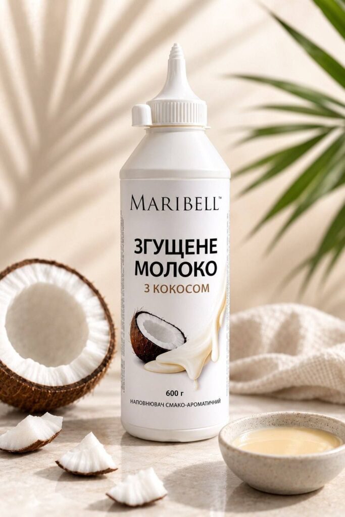 Топпінг згущене молоко з кокосом